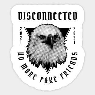 Eagle Face Quote Sticker